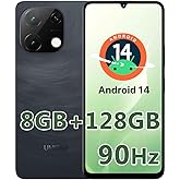 UMIDIGI Android 14 Unlocked Cell Phone,G9T(8+128GB) Moblie Phone,90Hz Eye-Care 6.75" Large Display 5000mAh Long-Lasting Batte