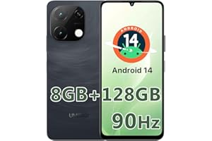 UMIDIGI Android 14 Unlocked Cell Phone,G9T(8+128GB) Moblie Phone,90Hz Eye-Care 6.75" Large Display 5000mAh Long-Lasting Batte