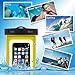 Homar Waterproof iphone 6, 6 Plus Case - Best in Water Sports Equipment - Universal Cell Phone up to 6 inches Waterproof Dry Bag for Camping Kayaking Hiking Boating Swimming Fishing (Yellow)
