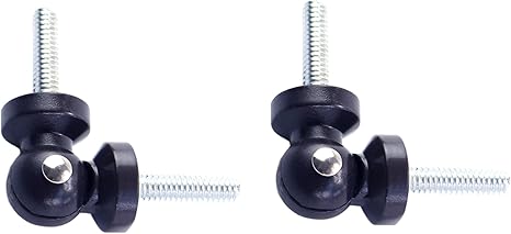 Furnishland Set Of 2 Black Bay Window Curtain Rod Corner Connector