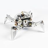 SunFounder PiCrawler AI Robot Kit for Raspberry Pi 5/4/3B+/3B/Zero 2W, ChatGPT-4o Enabled with Voice Command & Video Recognit