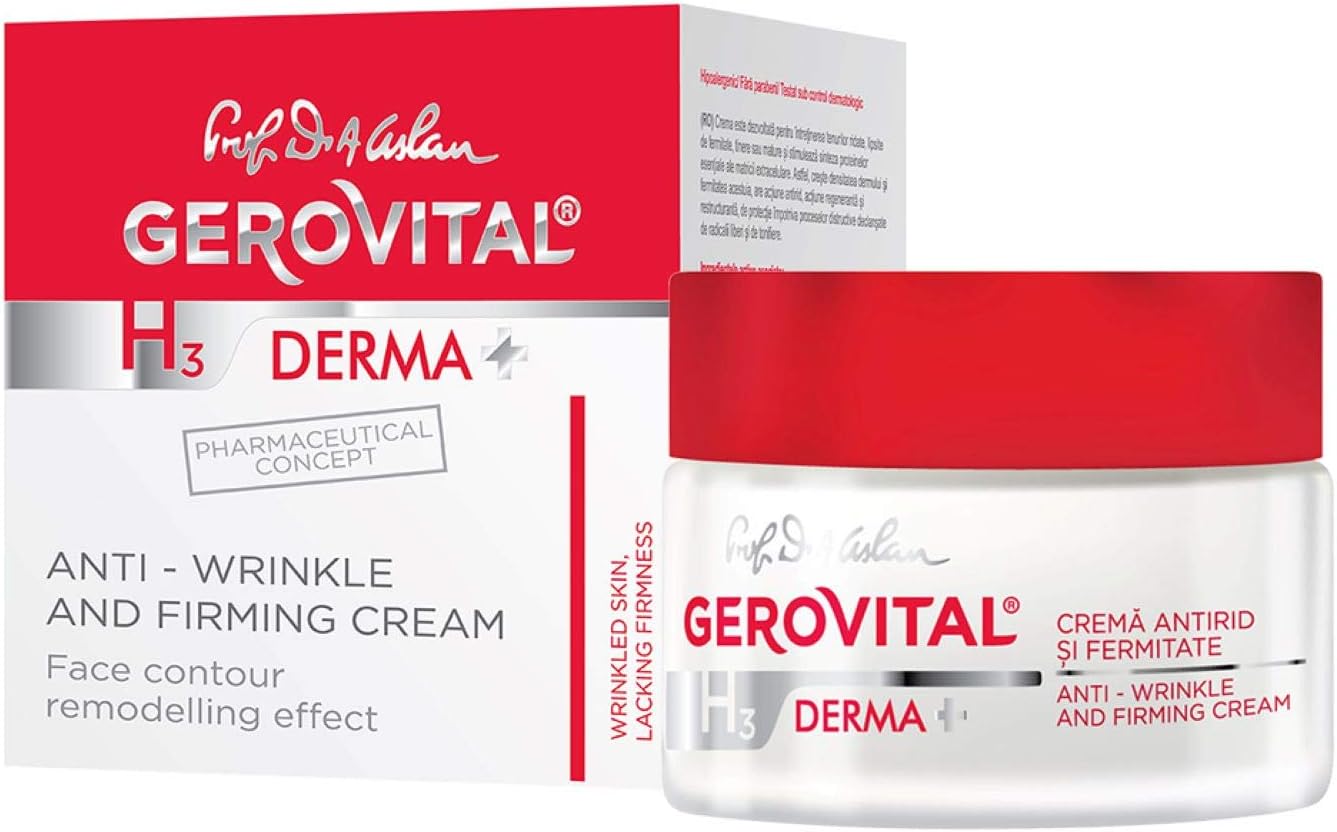 Gerovital H3 Derma+ Anti-Wrinkle and firming cream 50ml, 50 ml (Pack of 1)