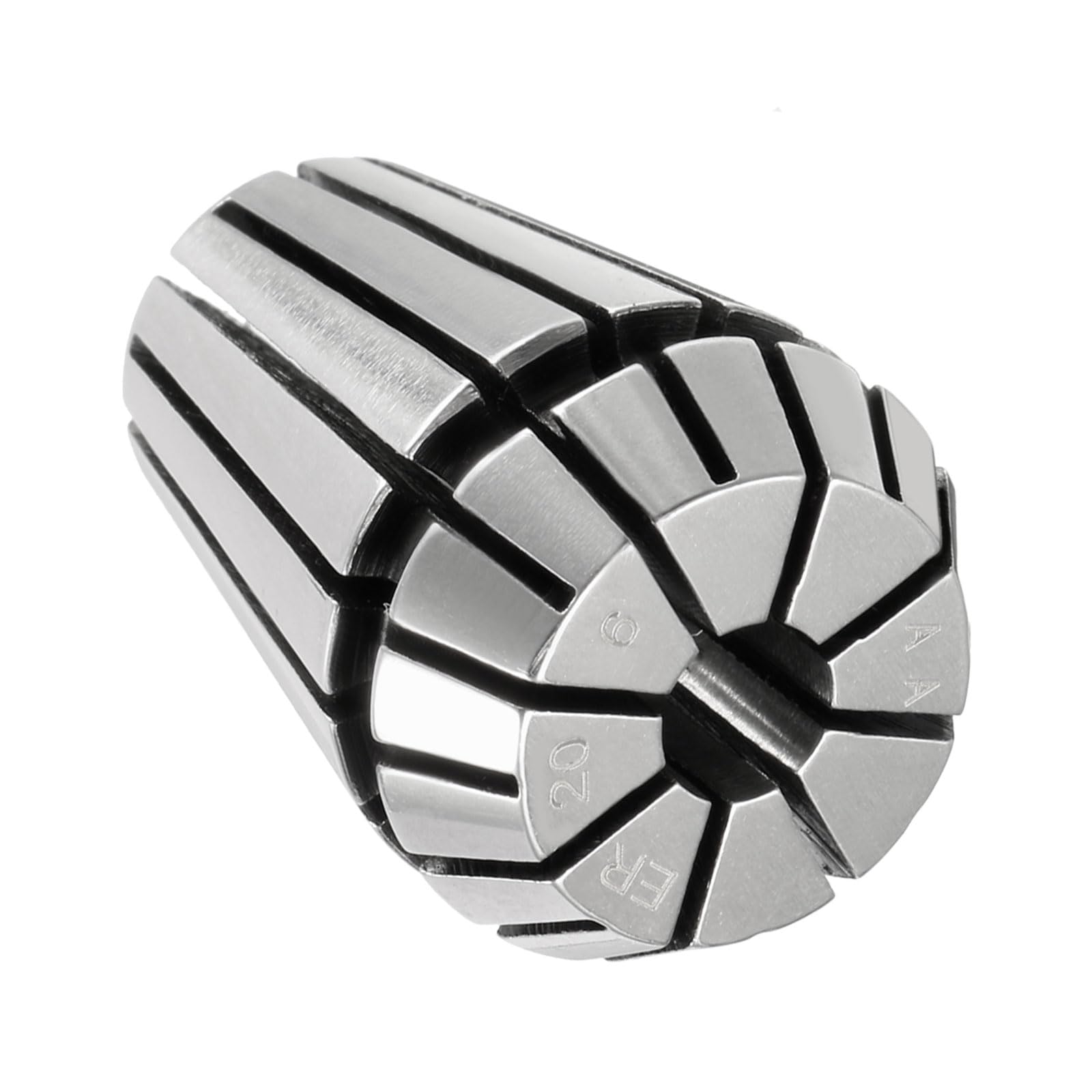 CoCud Spring Collet Chuck, ER-20 Spring Collet 6mm Clamping Diameter, 65MN Spring Steel Convenient Disassembly Chuck - (Applications: for CNC Engraving Machine Tool)