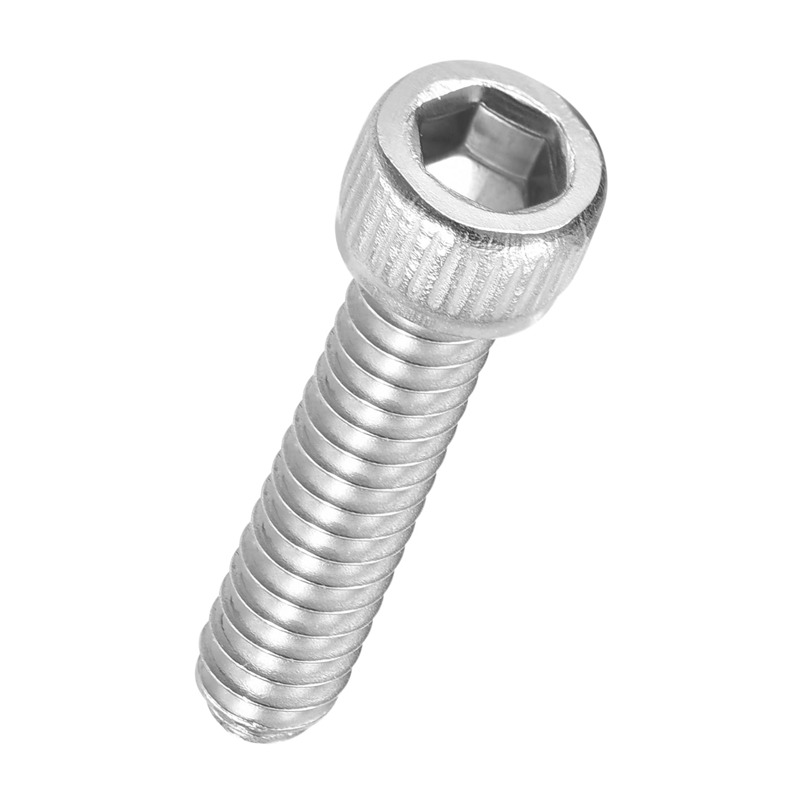 Kozelo 50pcs Socket Head Cap Screws - [#6-32 x 7/8"] UNC 304 Stainless Steel Allen Socket Drive for Electrical Motor 3D Printing Fan Engine Replacement Use, Silver — image 1