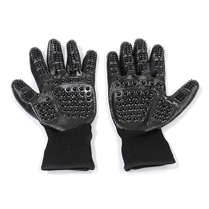 Amazon Com Anftop Pet Grooming Gloves Pet Hair Removal