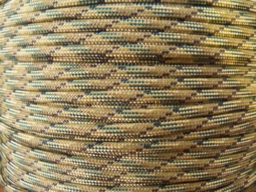Multi Cam 550 Paracord 100 Feet / 100ft Nylon 7 Inner Strand Parachute Cord