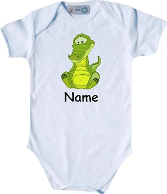 Shirtinstyle Body Bebe Motif Animal Crocodile Nom Souhaite Amazon Fr Vetements Et Accessoires