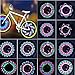 Rottay Bicycle Rim Lights, Waterproof Bicycle Wheel Lights with 32-LED and 32pcs Changes Patterns for MTB Wheel Tire