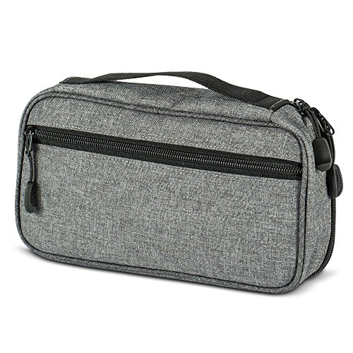 Electronics Organizer Travel Tech Case - Charge Cord, Slim Gadget, Charger Organizer Pouch Bag - Portable Cable Management Case
