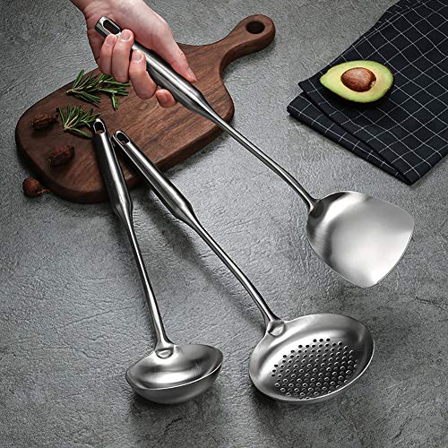 DELSON Skimmer Slotted Spoon Rustproof, Integral Forming Durable