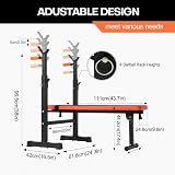 Panana Adjustable Weight Bench Home Gym Foldable Incline Decline view 6