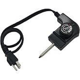 LZXQYMX Adjustable Thermostat Probe Cord, 15A/125V Universal Power Cord with Temperature Control for Electric Smokers, Griddles &amp; Fryers