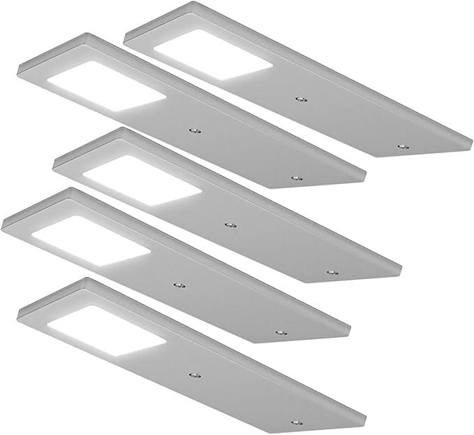 5 Pack Bright 5W LED Low Profile Under Panel Spot Lights