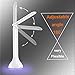 Sakruda LED Desk Lamp,Battery Operated Touch Table Lights,Foldable Eye Protection Book Light for Kids,Dorm,Reading Lamps for Bed,Study,Living Room with USB Charging Port,3-Levels Dimmer,Night Light