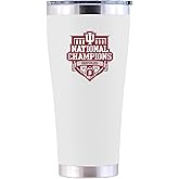The Memory Company Officially Licensed NCAA National Football Champs 2025 30oz Insulated Stainless Steel Travel Mug Tumbler, Indiana University Bloomington