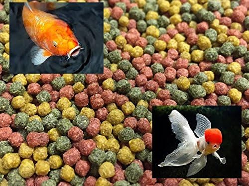 Best Quality Fish Food mixed pellets for Goldfish, Koi, Garden Pond Coldwater Fish, Carp. (150Gram)