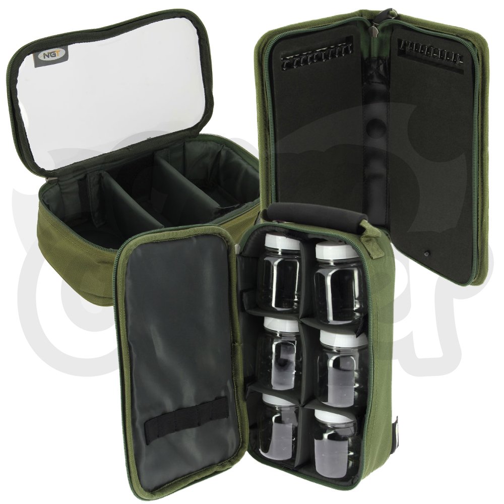 Tackle Fishing Glugとリグストレージバッグセット Ngt B0733mxmb8 タックルバッグ 3年保証