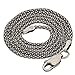 1.6mm Sterling Silver Antiqued Popcorn Chain Necklace or Bracelet 24