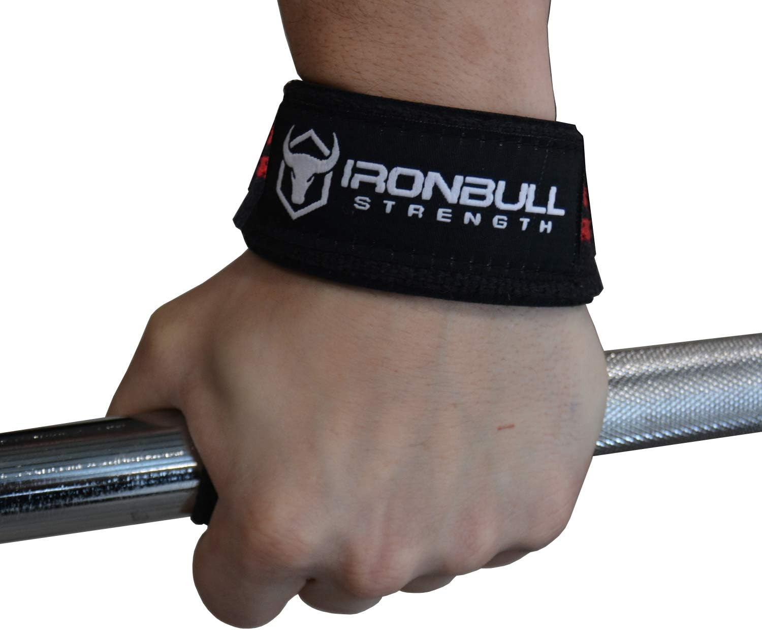 Lifting Straps (1 Pair) - Padded Wrist Support Wraps - for Powerlifting, Bodybuilding, Gym Workout, Strength Training, Deadlifts & Fitness Workout (Black/Grey) : Sports & Outdoors