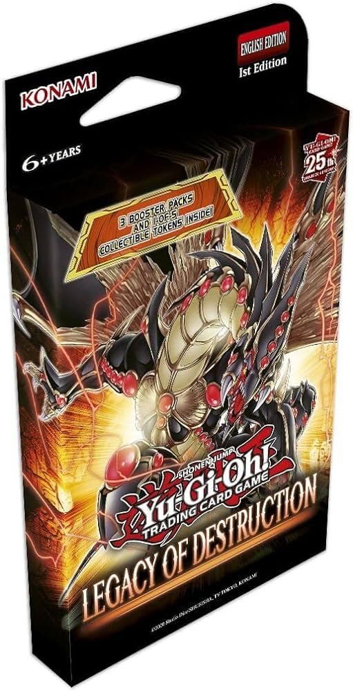 Yu Gi Oh! Legacy of Destruction 3- Pack Booster