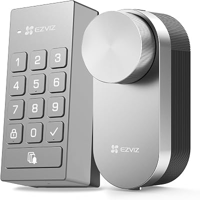 Serratura Intelligente con Tastiera Multifunzionale, Serratura Collegata, Funzione Bluetooth, Accesso Remoto, per l'Accesso senza Chiavi, DL01PRO e DL01CP