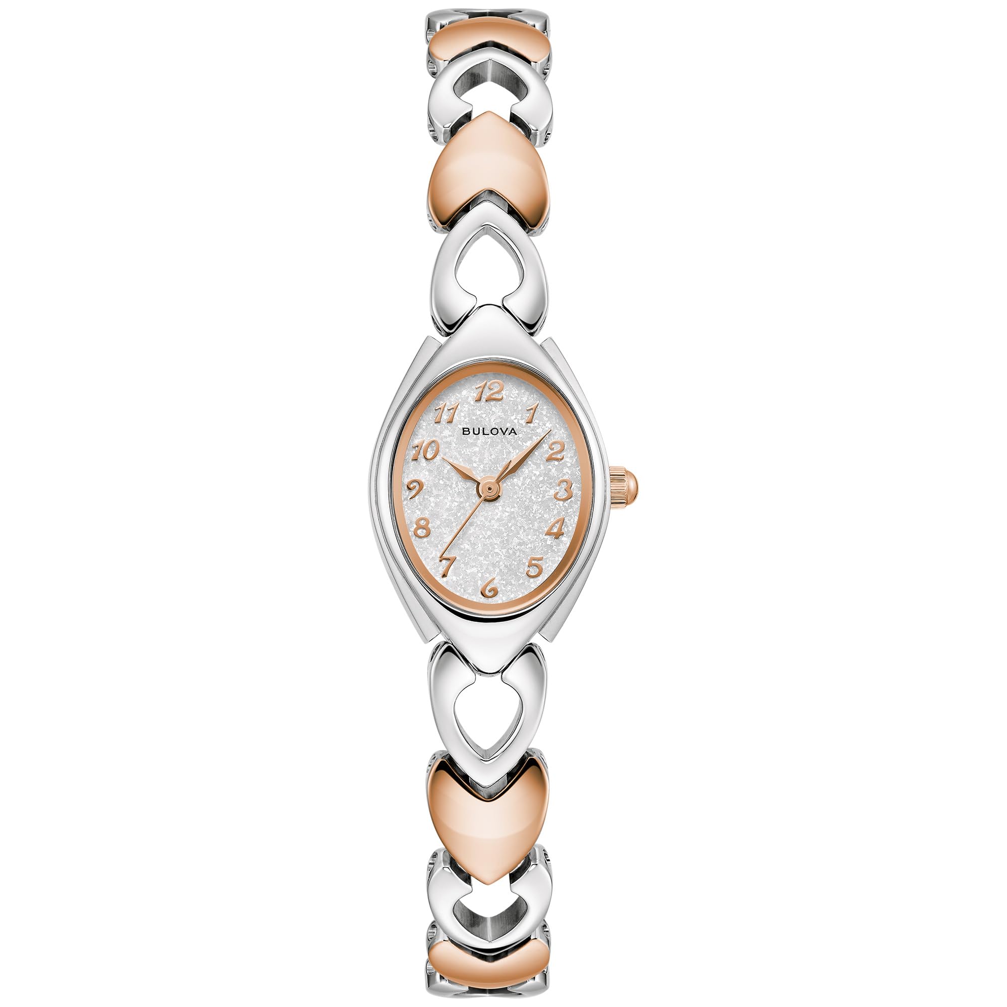 Bulova Ladies Quartz Classic, Two-Tone Stainless Steel Case & Silver-Tone Dial (Model: 98L332) Image