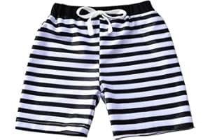 HIHA Toddler Baby Boy Swim Trunks Cartoon Pattern Hawaiian Beach Shorts Board Shorts Swimwear