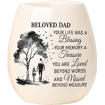 Amazon.com: Memorial Candles for Loss of Father | Loving Memory of ...