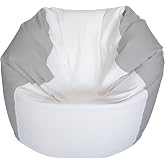 E-SeaRider Round Marine Beanbag (Medium, Multi) (White/Grey)