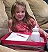 Kids Travel Tray - Car Seat Lap Tray for Children & Toddlers - Perfect Activity Snack & Play Tray for Short Road Trips or Long Journeys - Pink