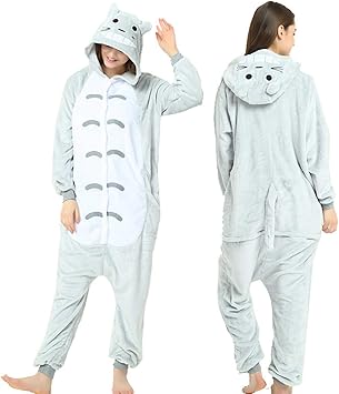 Amazon Co Jp 女性用パジャマ 漫画の動物ワンピース恐竜パジャマ かわいいステッチカップルの男性用と女性用のフランネルのホームウェア Diy 工具 ガーデン