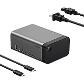 Belkin USB-C Hub 11 in 1 Pro GaN 150W Triple 4K HDMI Windows, Laptops | docking station, USB-A, ethernet, SD, MicroSD, 3.5mm audio, triple monitor, Windows, laptop