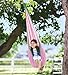 HearthSong HugglePod Original Indoor or Outdoor Kids' Canvas Hanging Chair with Cushion, 55
