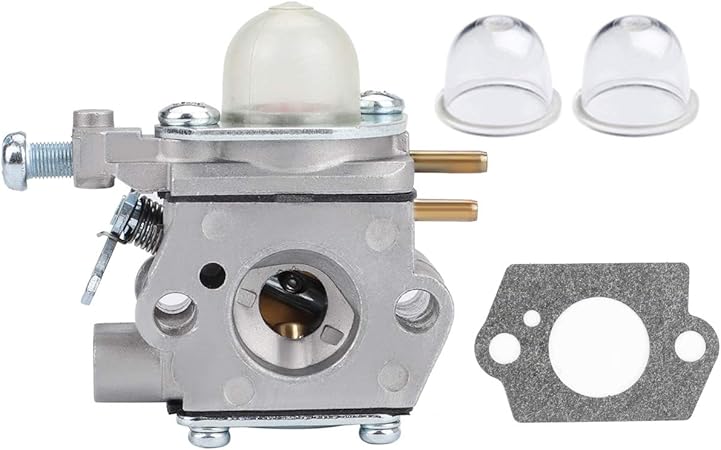Amazon Com Hipa Carburetor With Primer Bulb For Troy Bilt Tb80ec Tb32ec Ym21cs Tb21ec Tb22ec Tb2040xp Trimmer Wt 973 Garden Outdoor
