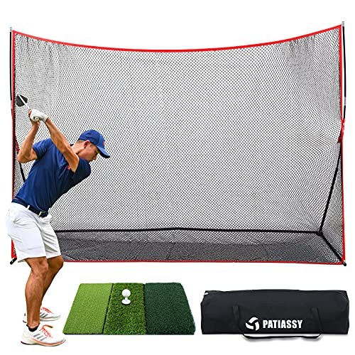 Patiassy 10' x 7' Heavy Duty Golf Practice Hitting Net 7Ply Knotless