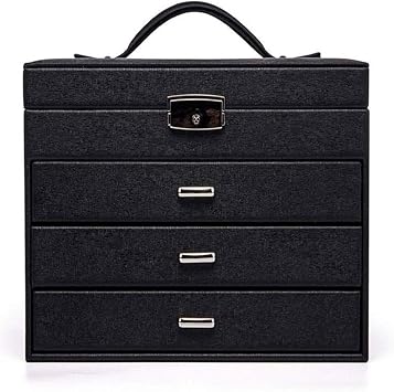 Amazon Co Jp ジュエリーボックスプリンセスヨーロピアンコリアンシンプルリングボックスロックハンドジュエリージュエリー収納ボックス大容量マルチレイヤー スポーツ アウトドア