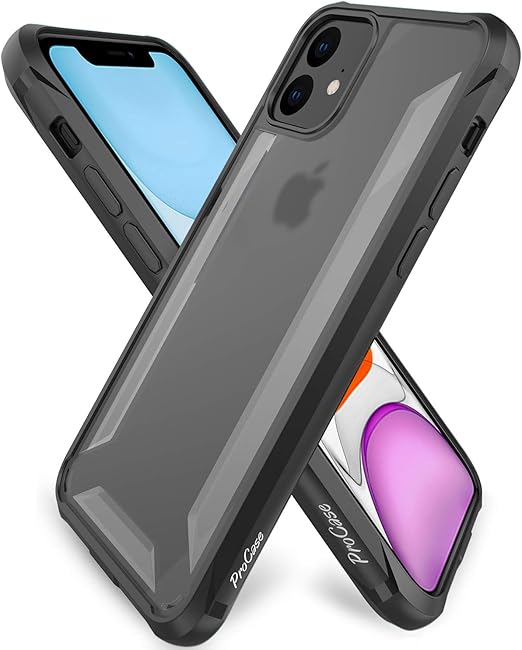 Procase Funda Híbrida Apoya Carga Inalámbrica para iPhone 11 ...