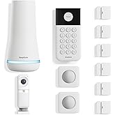SimpliSafe 11 Piece Wireless Home Security System Gen 3 with Wireless Indoor HD Camera - Optional 24/7 Professional Monitoring - No Contract - Compatible with Alexa and Google Assistant,White