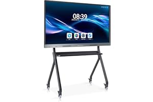 EUNIVON Smart Board, 55'' 4K UHD Interactive Whiteboard, Dual System Interactive Touch Screen Smart Whiteboard, Smartboard for Classroom and Business (Stand Not Included)