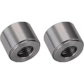 Podavelle 1/4 NPT Female Pipe Thread Steel Weld On Bung Fitting Adapter 2PCS