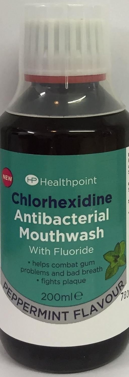 SIX PACKS of Healthpoint Chlorhexidine Antibacterial Mouthwash