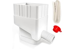 Anivia Rainwater Collection System, Fits 2'' x 3'' Standard Gutter Downspout Rain Barrel Diverter Kit