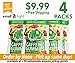 4-PACK Punch’d Natural Energy Caffeine Gummies: Premium Strong Green Coffee Bean Caffeine, Real Superfruit w/Vitamin C, Low Cal, Low Carb, Low Glycemic, Grab 'n Go Coffee