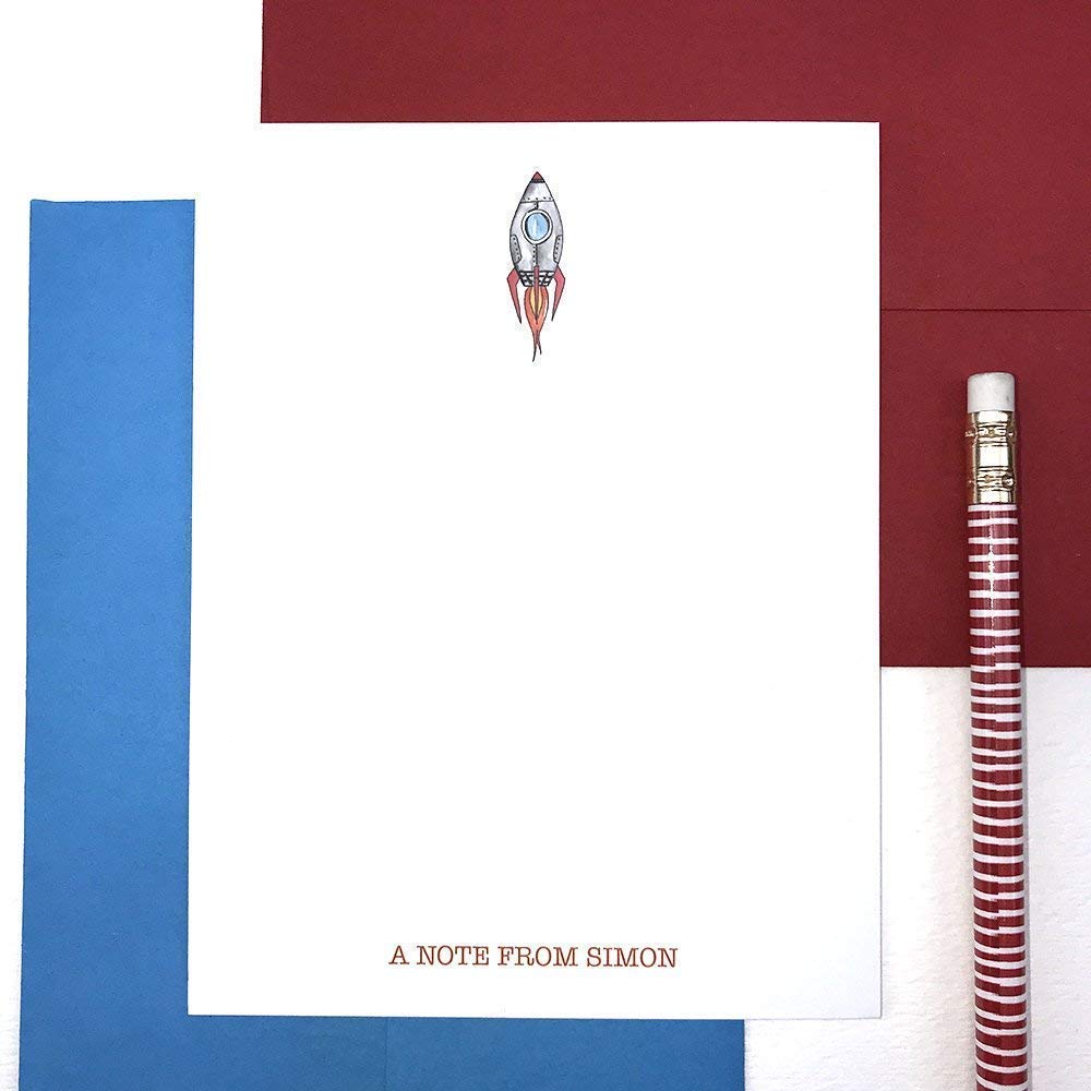 boys personalized stationery