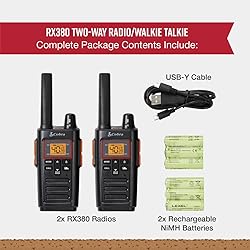 Cobra RX380 Walkie Talkies (2-Pack) – Weather