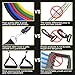 Bodyguard 11Pcs Resistance Bands Set, with Door Anchor, Handles, Ankle Straps and Carrying Bands,Elastic Pull Rope Perfect for Resistance Training, Physical Therapy, Home Gyms Workouts Yoga Pilates
