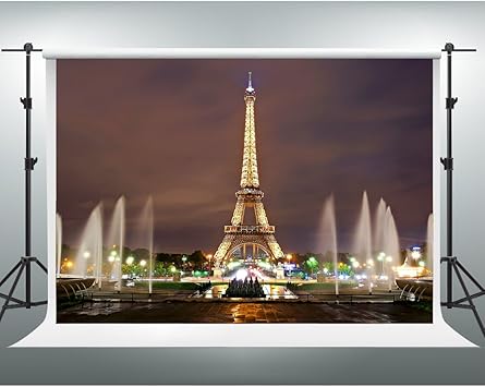 Amazon Com Gesen 10x7ft Eiffel Tower Backdrop Paris Landmark