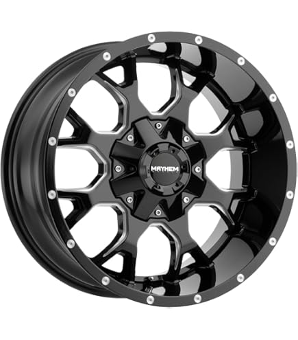 Amazon.com: Mayhem 8015-8978M18 Warrior 8015 Black/Milled Spokes