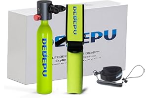 DEDEPU Scuba Tank,0.5L Mini Scuba Dive Tank,5-10 Minutes Underwater Capability,Portable Mini Scuba Tanks,Mini Dive Tank,Mini Scuba Diving Tank Kit,Scuba Diving Gear