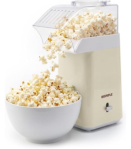 Amazon.com: Brentwood PC-486W 8-Cup Hot Air Popcorn Maker, White